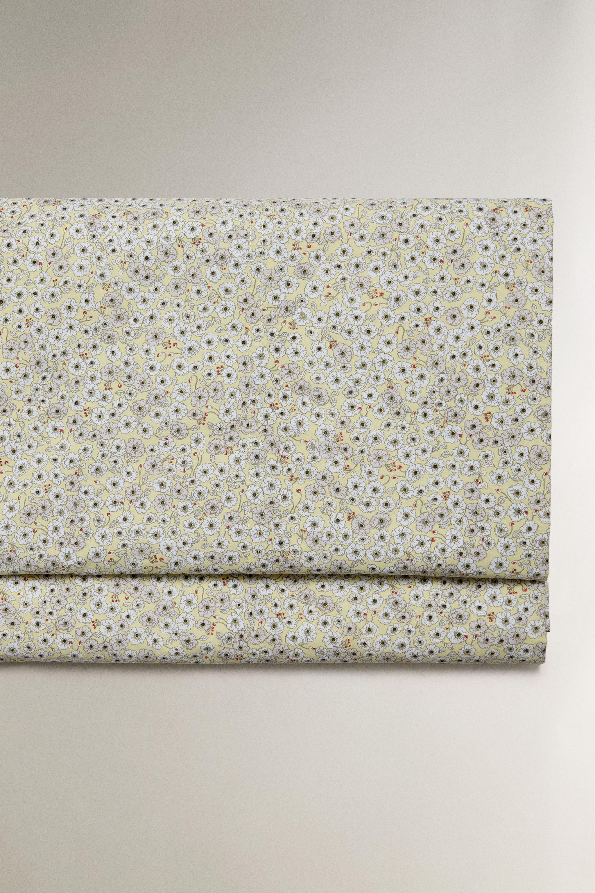 KIDS' FLORAL FLAT SHEET